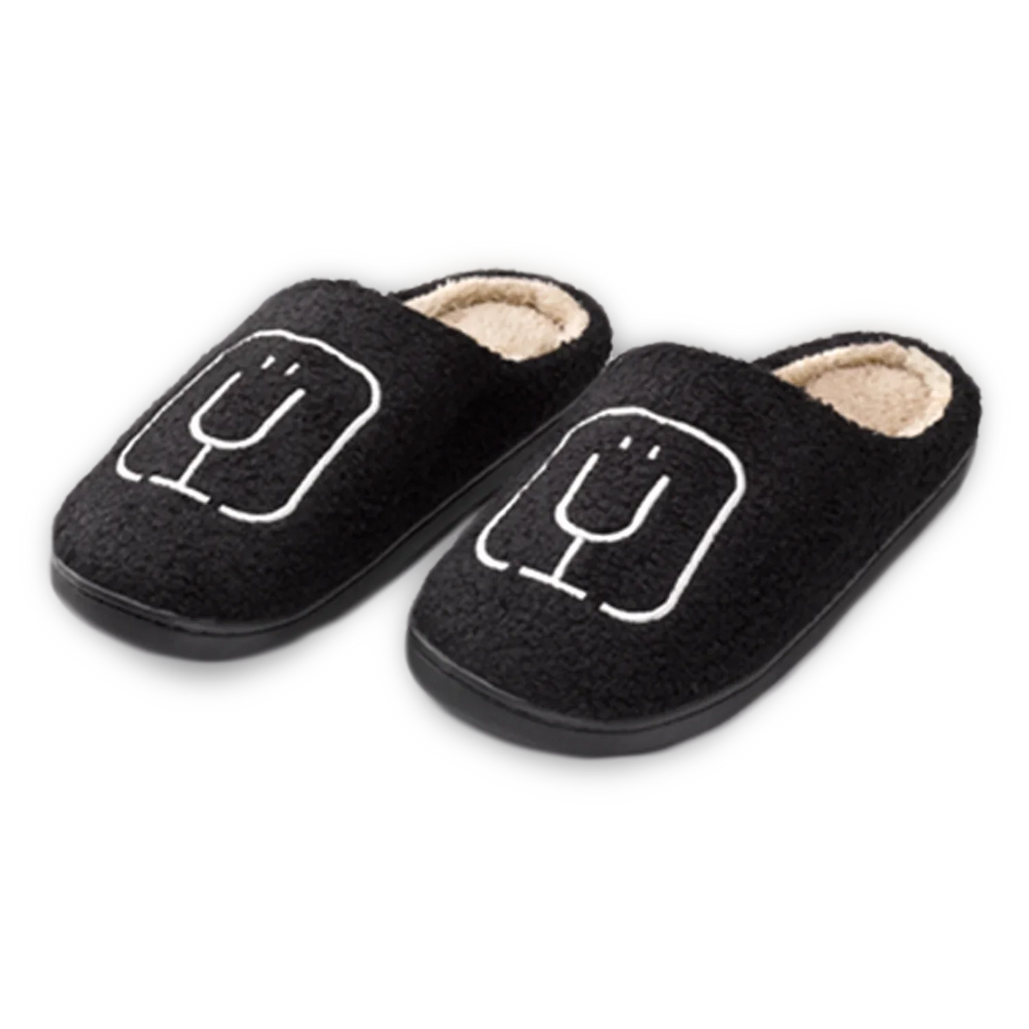 brumate-fuzzy-slippers-black-z1 apparel-slippers.webp