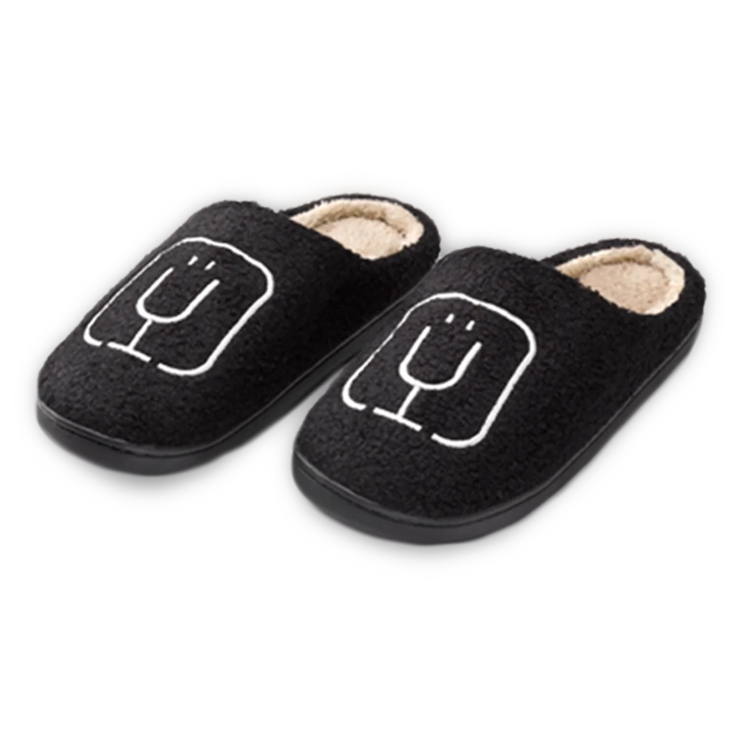 brumate-fuzzy-slippers-black-z1 apparel-slippers.webp